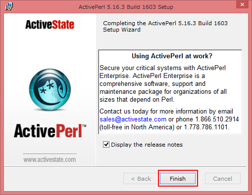 【Perl】Windows 8.1にActivePerlをインストールしよう