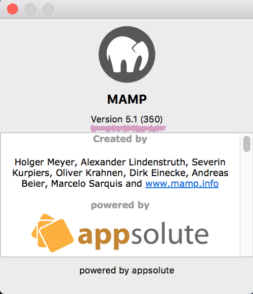 【MAMP】MAMPのアップデート Ver.5.1