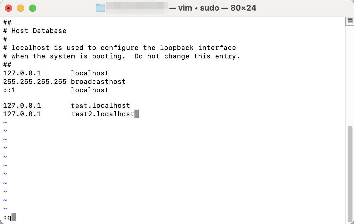 【LOCAL】MacにインストールしたMAMP7.2でバーチャルホストの設定